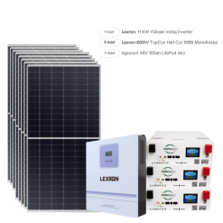 Elçi Solar 11 KW Bağ Evi Solar LUX B Paket 4800W Güneş Enerji Sistemi