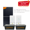Elçi Solar GES Paketi 10 KW Hibrit Monofaze 10 KW Depolamalı Sistem